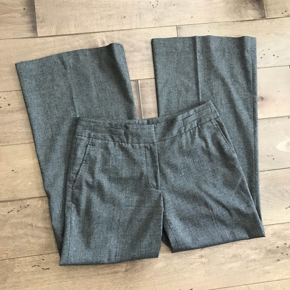 Badgley Mischka Pants - Badgley Mischka Wool Blend Trousers Pants Gray 6